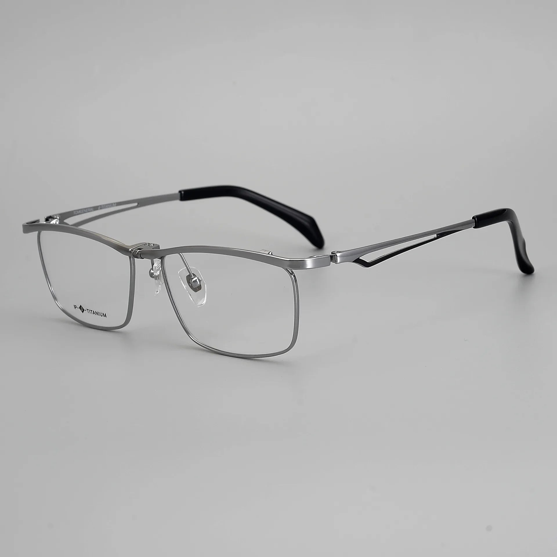 Aror Unisex Full Rim Square Titanium Flip Up Eyeglasses 19488 - Lightweight Durable Reading & Computer Glasses for Men and Women - Perfect for Office, Driving, and Outdoor Activities