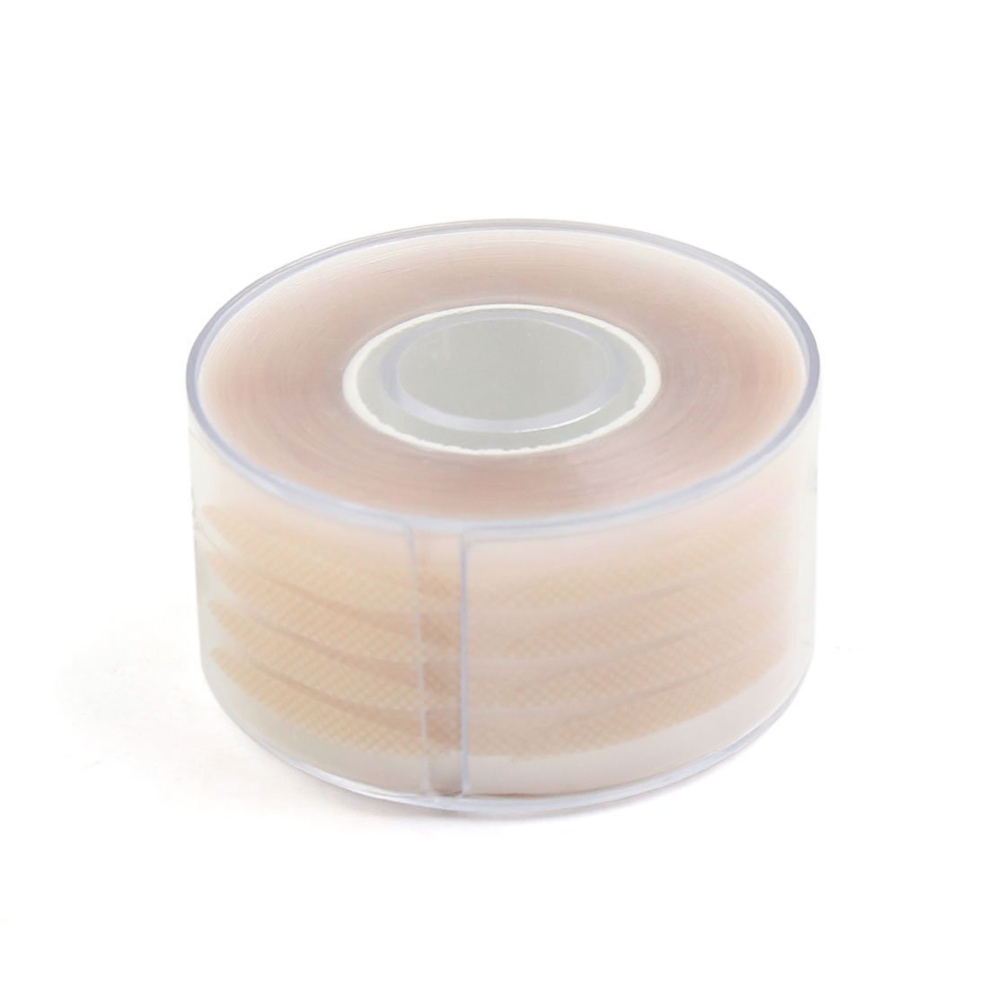 Nasmodo 600 Pcs Invisible Waterproof Eyelid Tape - Double Eyelid Stickers for Natural Eye Makeup, Eye Shadow Tools with Fork (Beige) | Perfect for Asian Monolid Enhancement & Everyday Beauty Routine