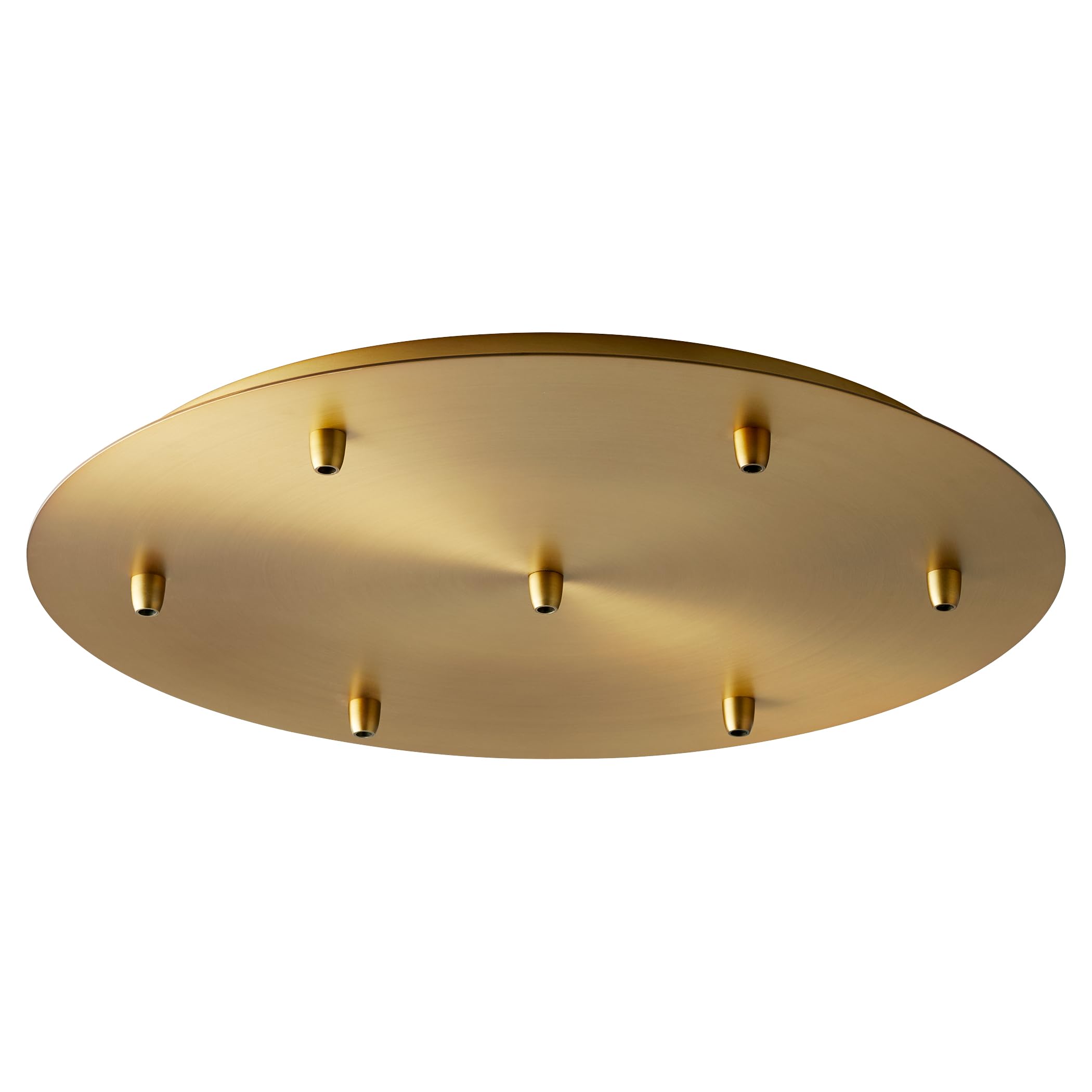 21 Inch Multi Pendant Canopy Kit in Aged Brass Finish - Vintage Style Ceiling Light Fixture for Dining Room, Bedroom, or Living Room