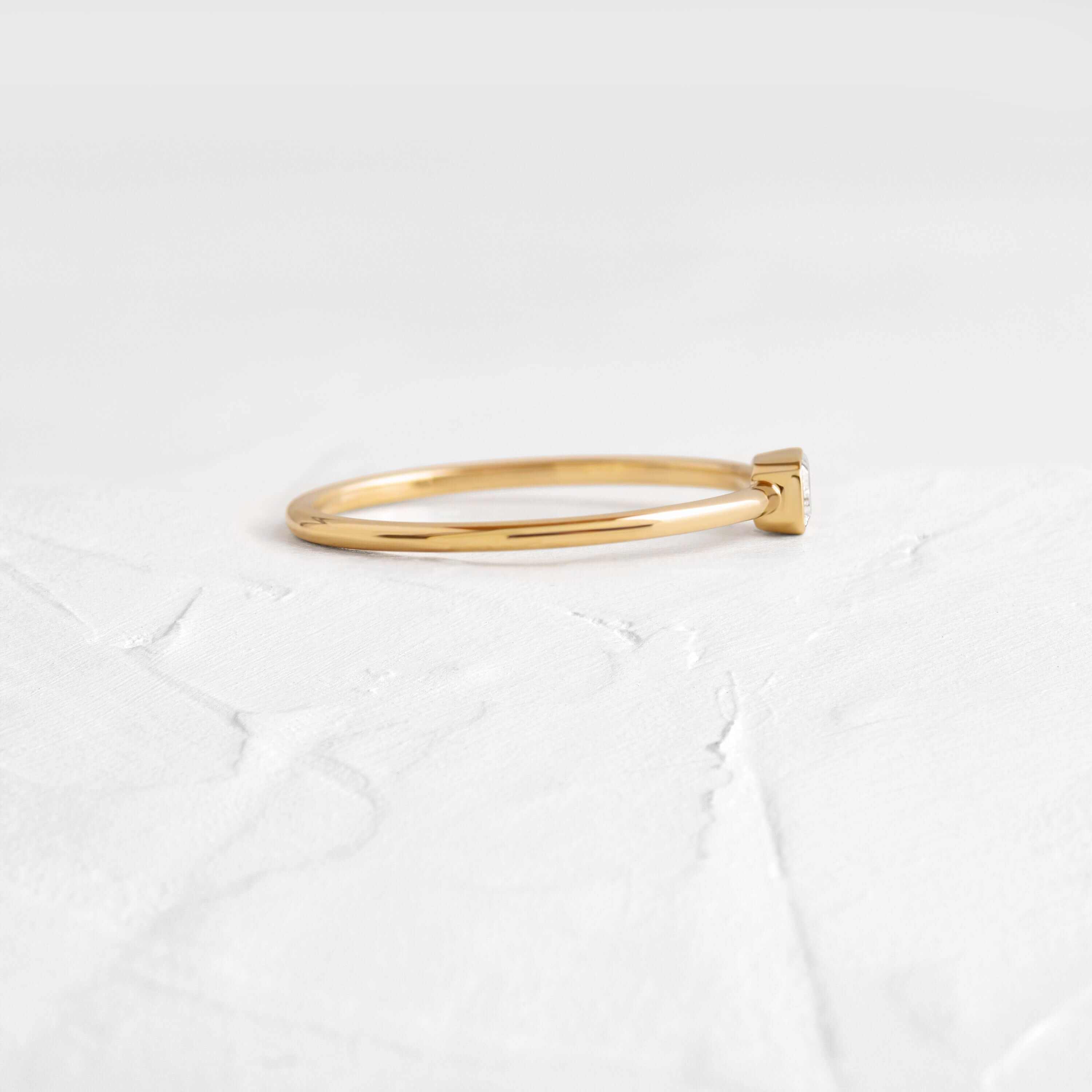 Bezel Stacking Ring - Elegant Adjustable Stackable Rings for Women - Perfect for Layering, Everyday Wear & Special Occasions