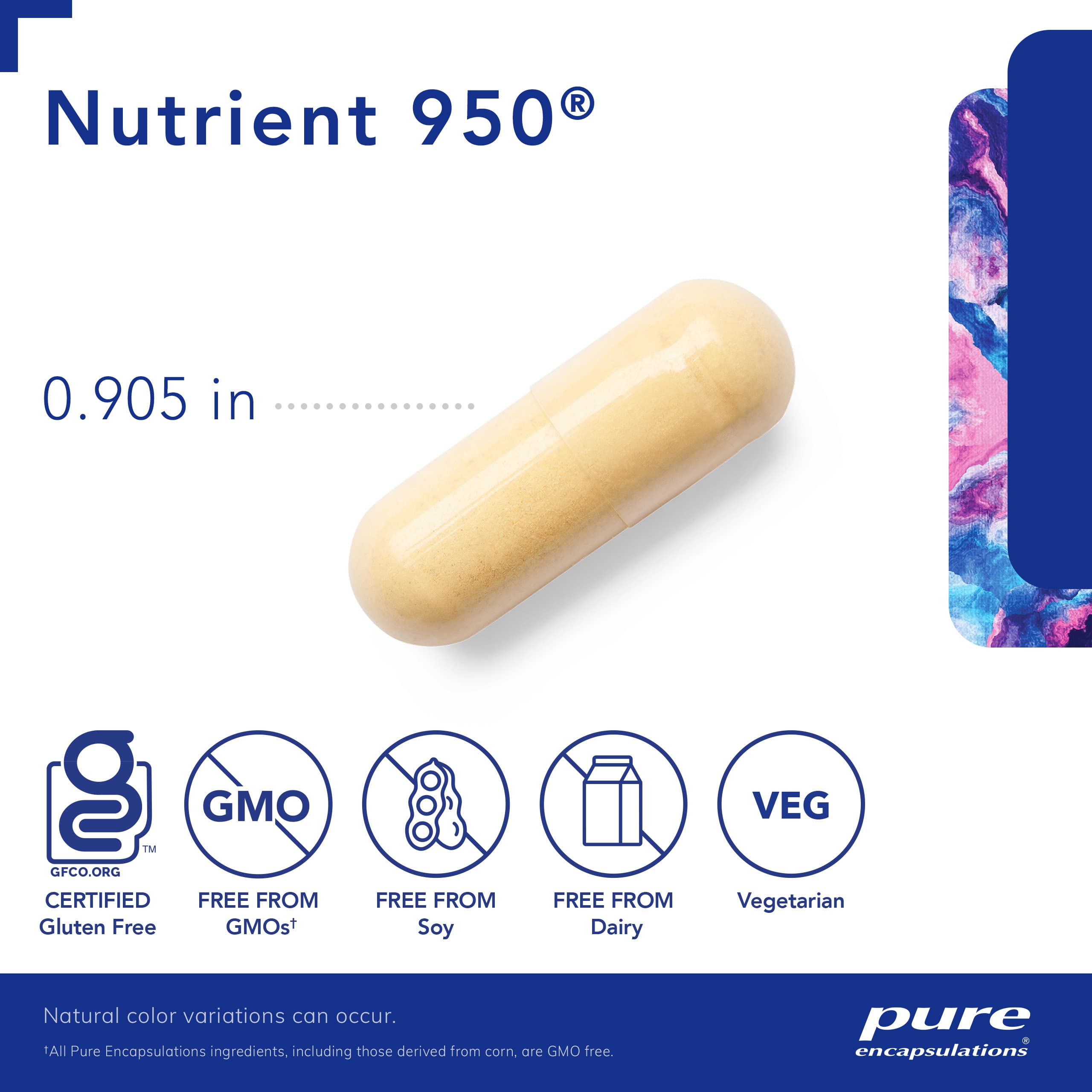 Pure Encapsulations Nutrient 950 Multivitamin Mineral Supplement - 360 Capsules for Immune Support, Energy & Overall Wellness | Daily Health Boost for Active Adults & Seniors