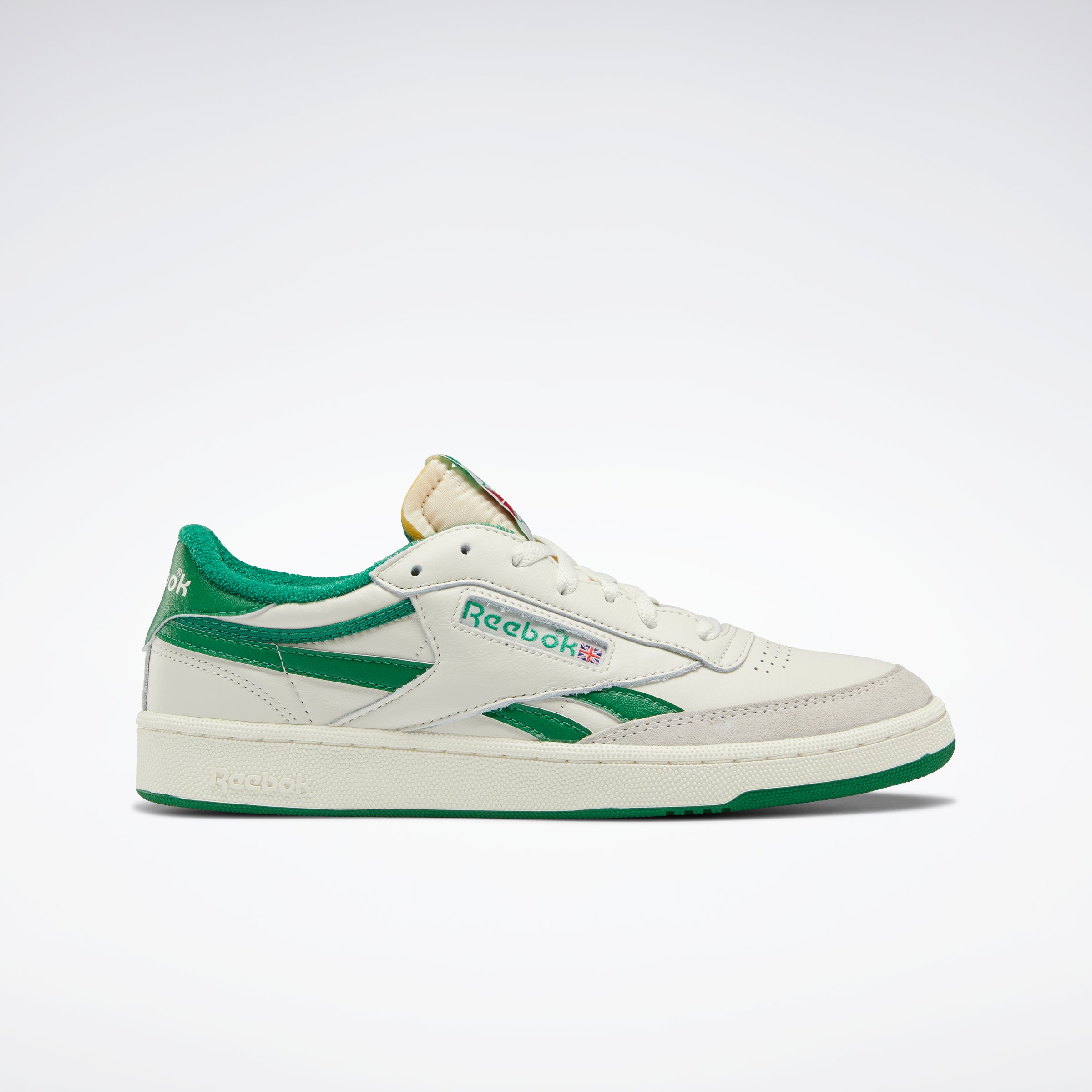 Club C Revenge Vintage Sneakers - Chalk/Paperwhite/Glen Green | Retro Style Men's & Women's Casual Shoes for Everyday Wear & Street Fashion