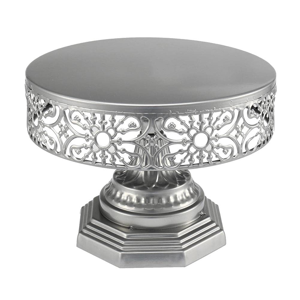 Vintage Aluminum Rotating Cake Decorating Stand - Round Metal Pedestal for Wedding, Party & Afternoon Tea Display - Elegant Home Decor & Baking Accessory (Color: Bronze) - Perfect for DIY Cake Decorating, Dessert Displays & Special Events