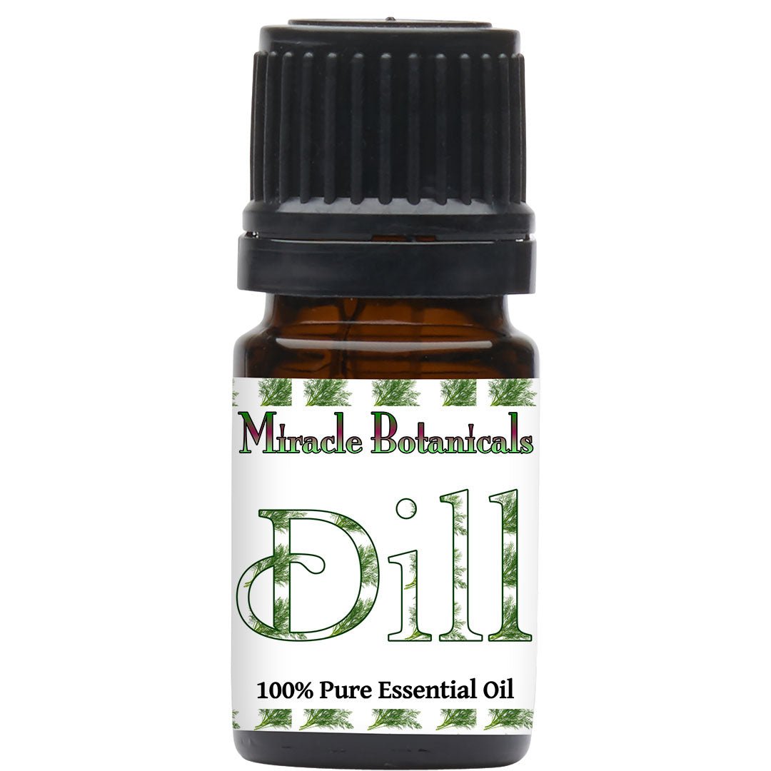 Pure Dill Essential Oil (Anethum Graveolens) 100% Natural for Aromatherapy, Relaxation & Cooking - Perfect for Diffusers, Massage & DIY Recipes