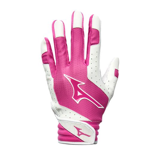 Mizuno Finch Padded Softball Batting Gloves for Women & Men - Breathable Grip & Wrist Support - Perfect for Fastpitch, Slowpitch & Baseball Training