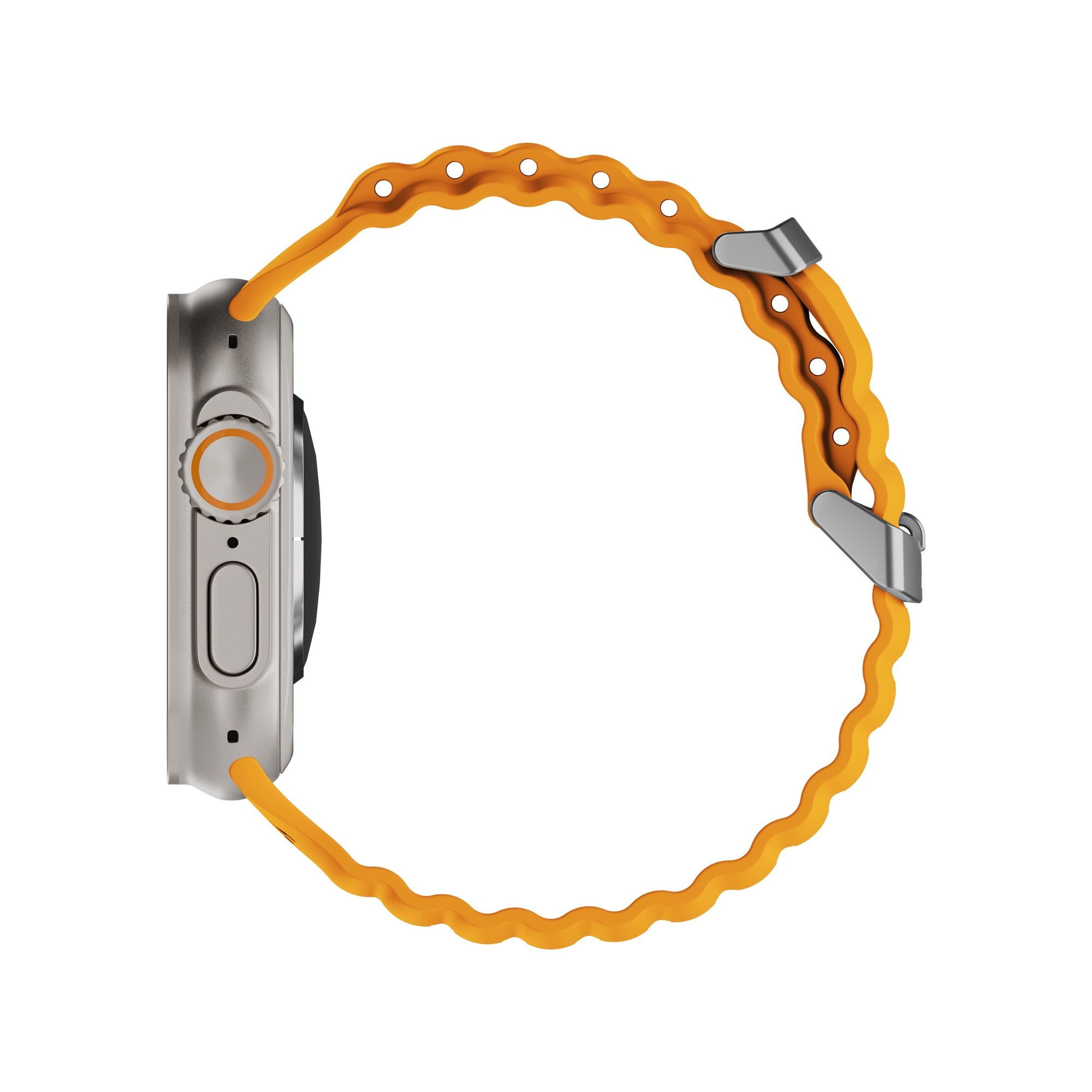 Premium Active Apple Watch Band - Durable & Comfortable Tiger Orange Sport Strap for Workouts, Running & Outdoor Activities