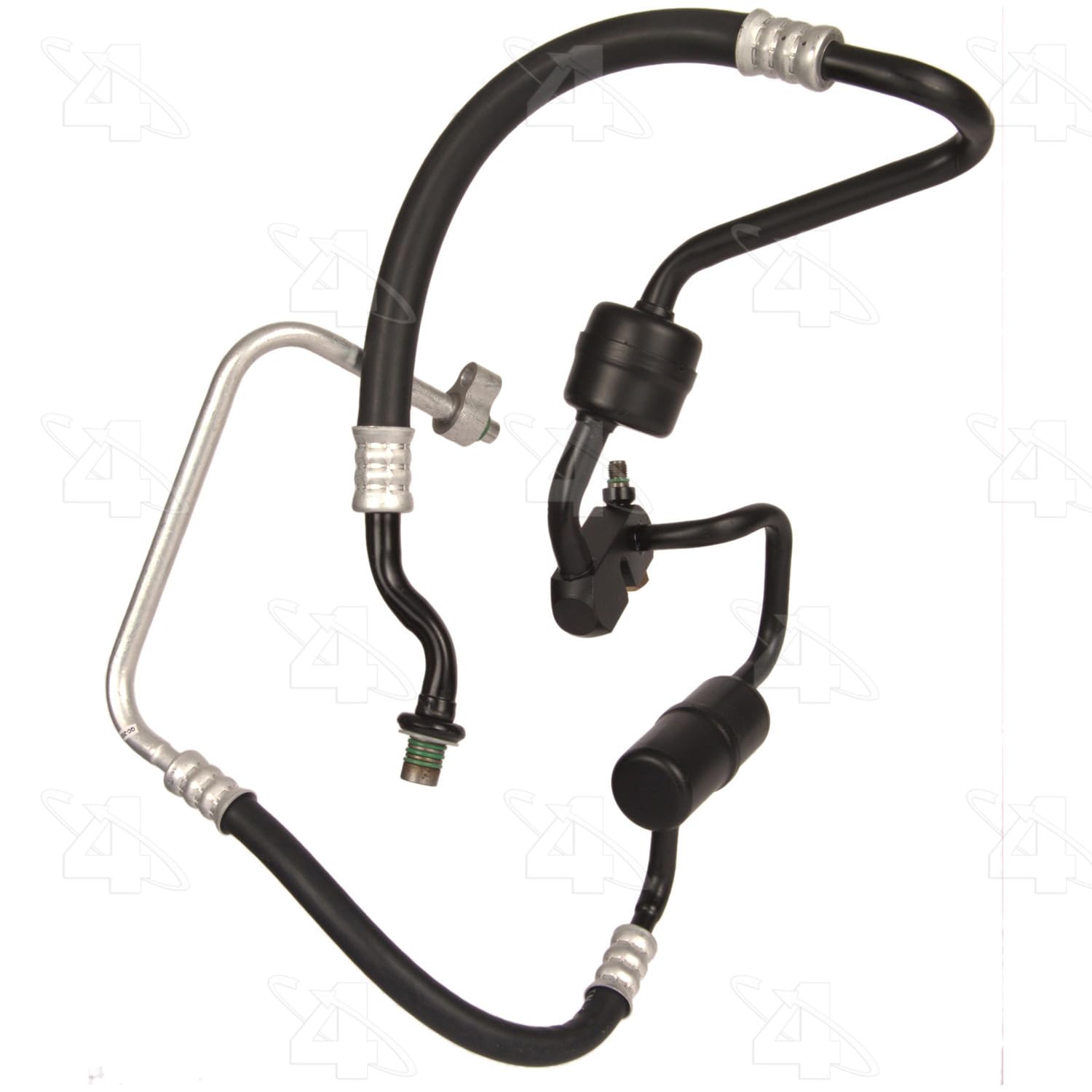 Four Seasons 56696 Discharge & Suction Line Hose Assembly - Heavy Duty AC Refrigerant Hose for Car & Truck Air Conditioning Systems - Perfect for HVAC Repairs & Automotive Maintenance