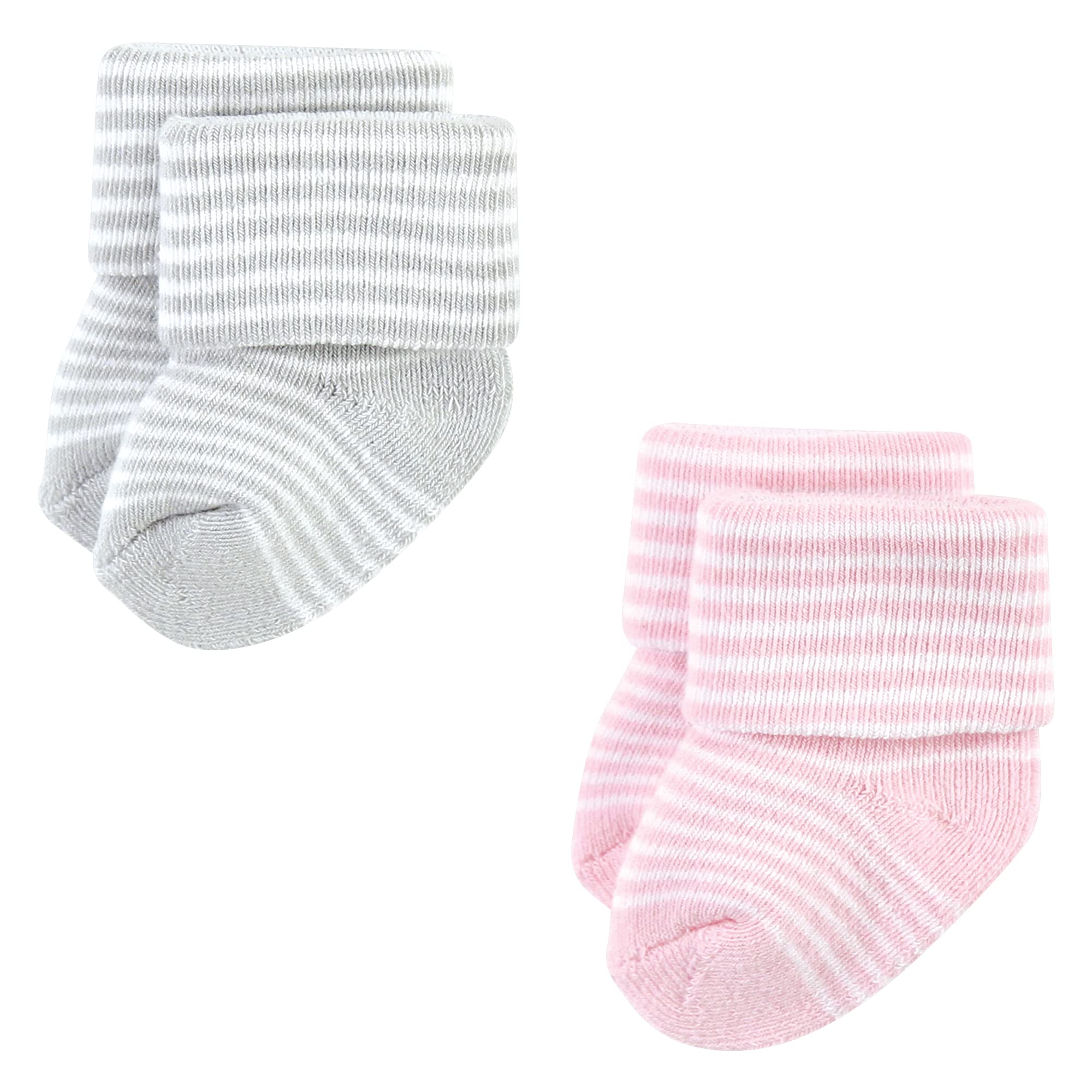 Luvable Friends Soft Terry Cloth Baby Socks for Newborns & Infants - Perfect for Nursery, Playtime & First Steps