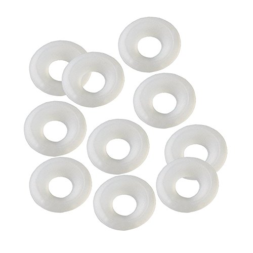 Premium 25-Piece Silicone Rubber Grolsch EZ Cap Swing Top Bottle Washer Gasket Set - Red/White (White) - Perfect for Homebrewing, Kombucha, and Craft Beer Bottling