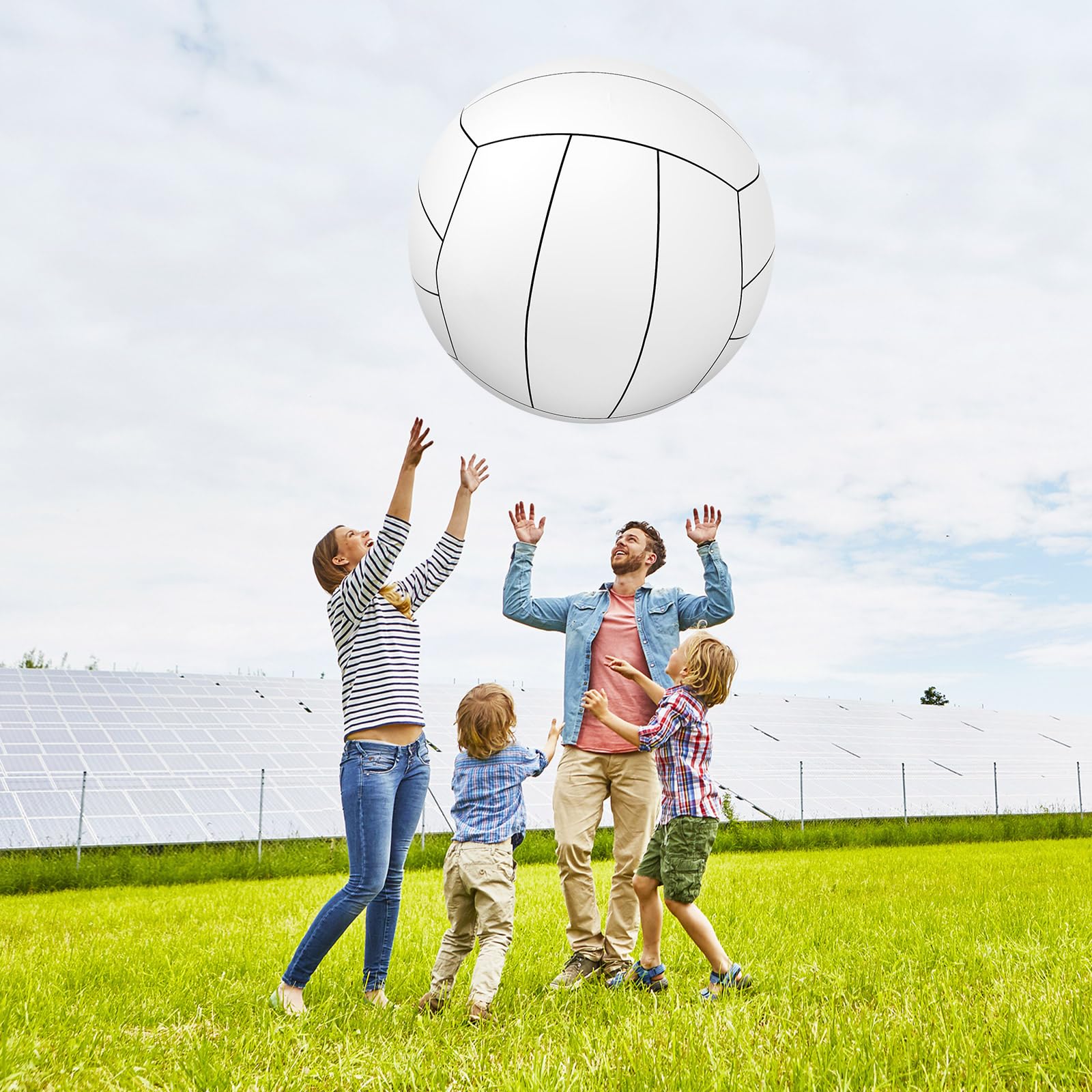 Libima 27 Inch Giant Inflatable Volleyball for Beach, Pool, and Outdoor Games – Perfect for Themed Parties, Family Gatherings, and Summer Fun