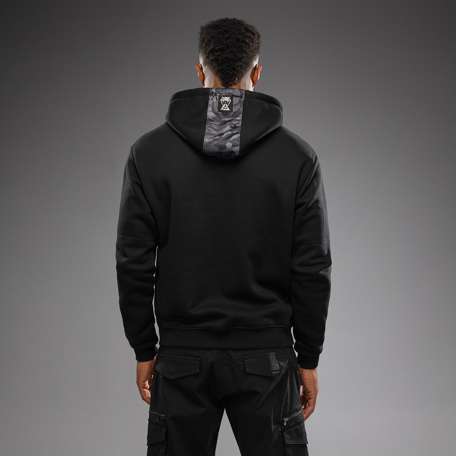 Venum x Polaris Hoodie - Black & Storm Grey | Men's Athletic Streetwear | Gym, Running & Casual Wear