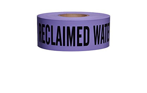 Caution Buried Reclaimed Water Line Below (Purple)