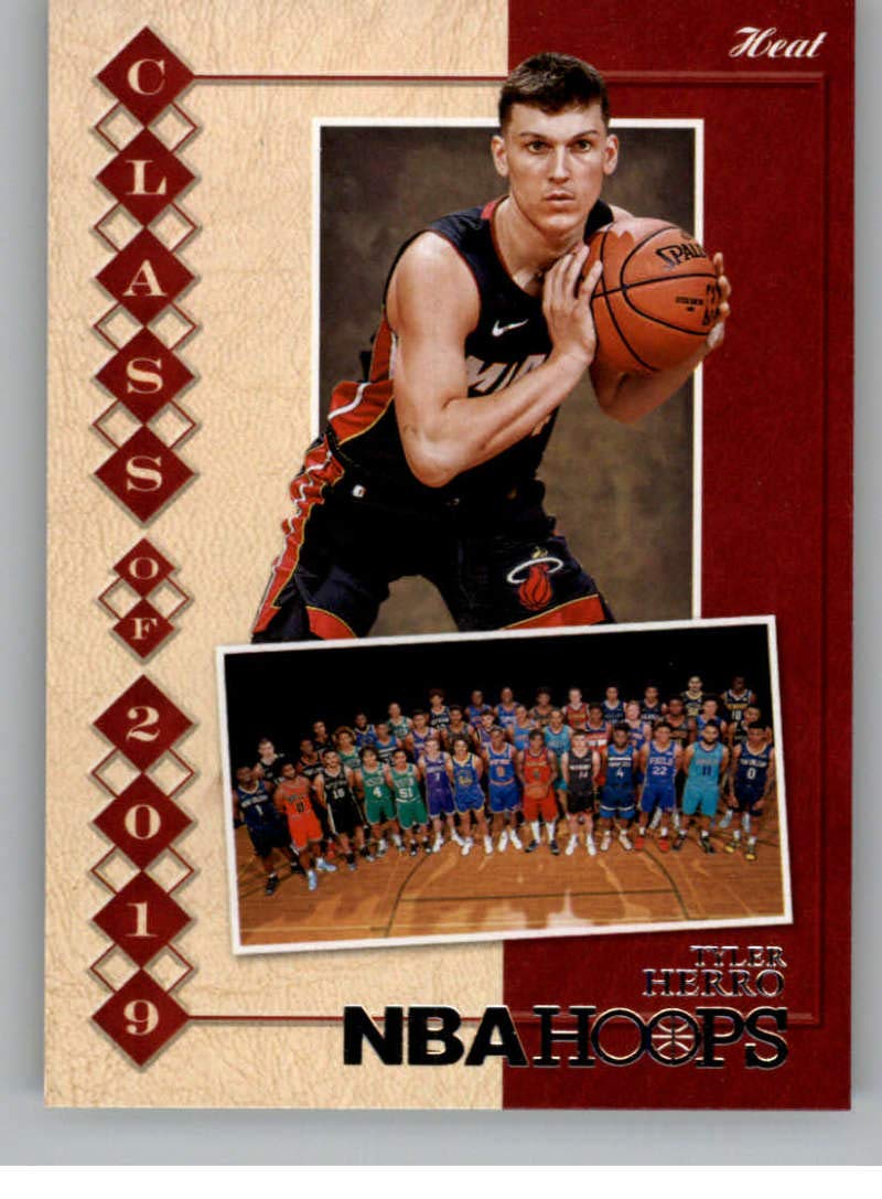 2019-20 Panini NBA Hoops Tyler Herro #12 Miami Heat Rookie Basketball Trading Card - Collectible Sports Memorabilia for Fans & Card Enthusiasts