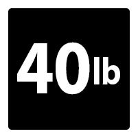 d) 40lb