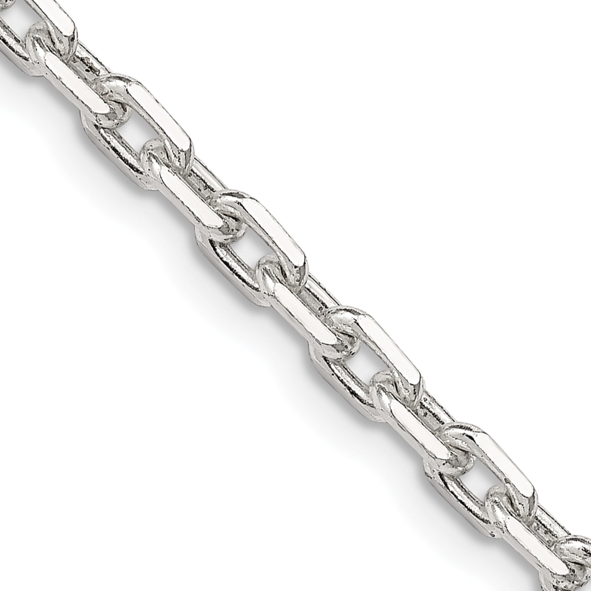 IceCarats 925 Sterling Silver 3.95mm Oval Cable Chain Necklace for Women - Elegant Layering Jewelry for Everyday Wear, Date Nights & Special Occasions