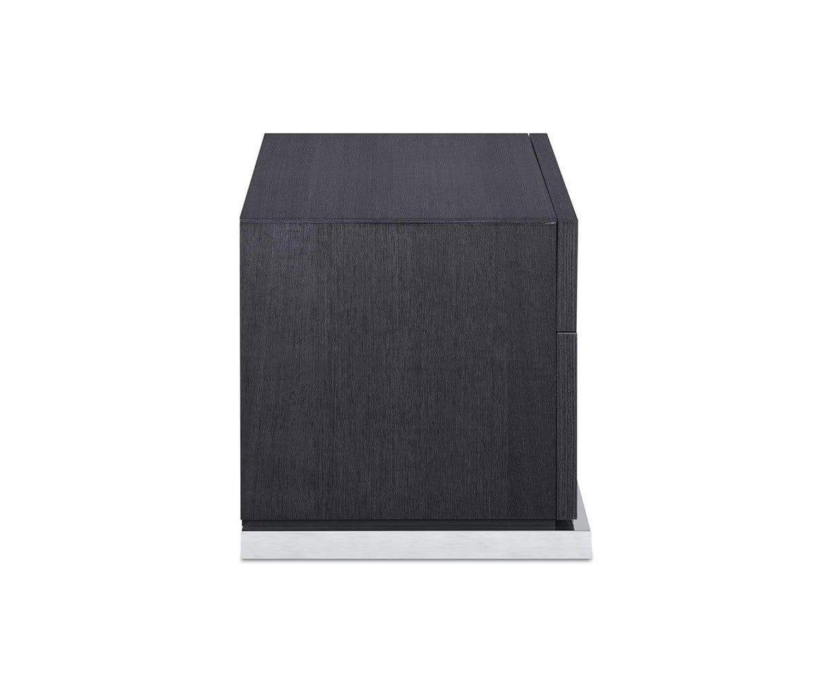 Modern Nightstand with USB Ports - Wooden Bedside Table with Drawer for Bedroom, Living Room & Office - Perfect for Small Spaces & Apartment Decor