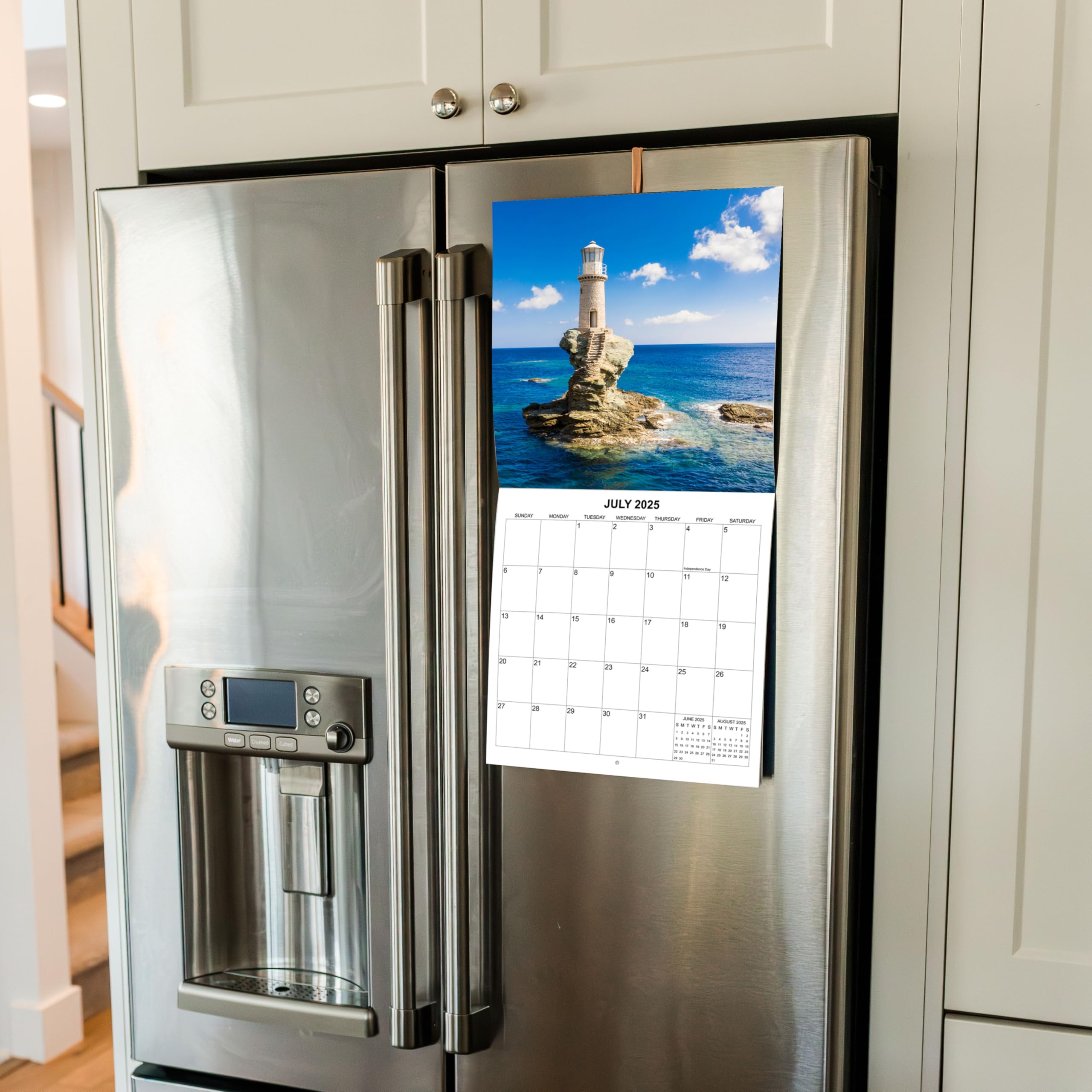 2025 Lighthouses Monthly Wall Calendar - 12