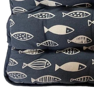 Bellissimo Fish Seat Pad - Comfortable & Waterproof Boat Seat Cushion for Fishing, Boating, and Outdoor Activities - Perfect for Marine, RV, and Deck Chairs