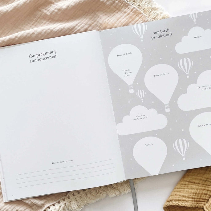 My Pregnancy Journal with Gilded Edges - Memory Book for Expecting Moms | Perfect Baby Shower Gift & Pregnancy Keepsake for First-Time Mothers