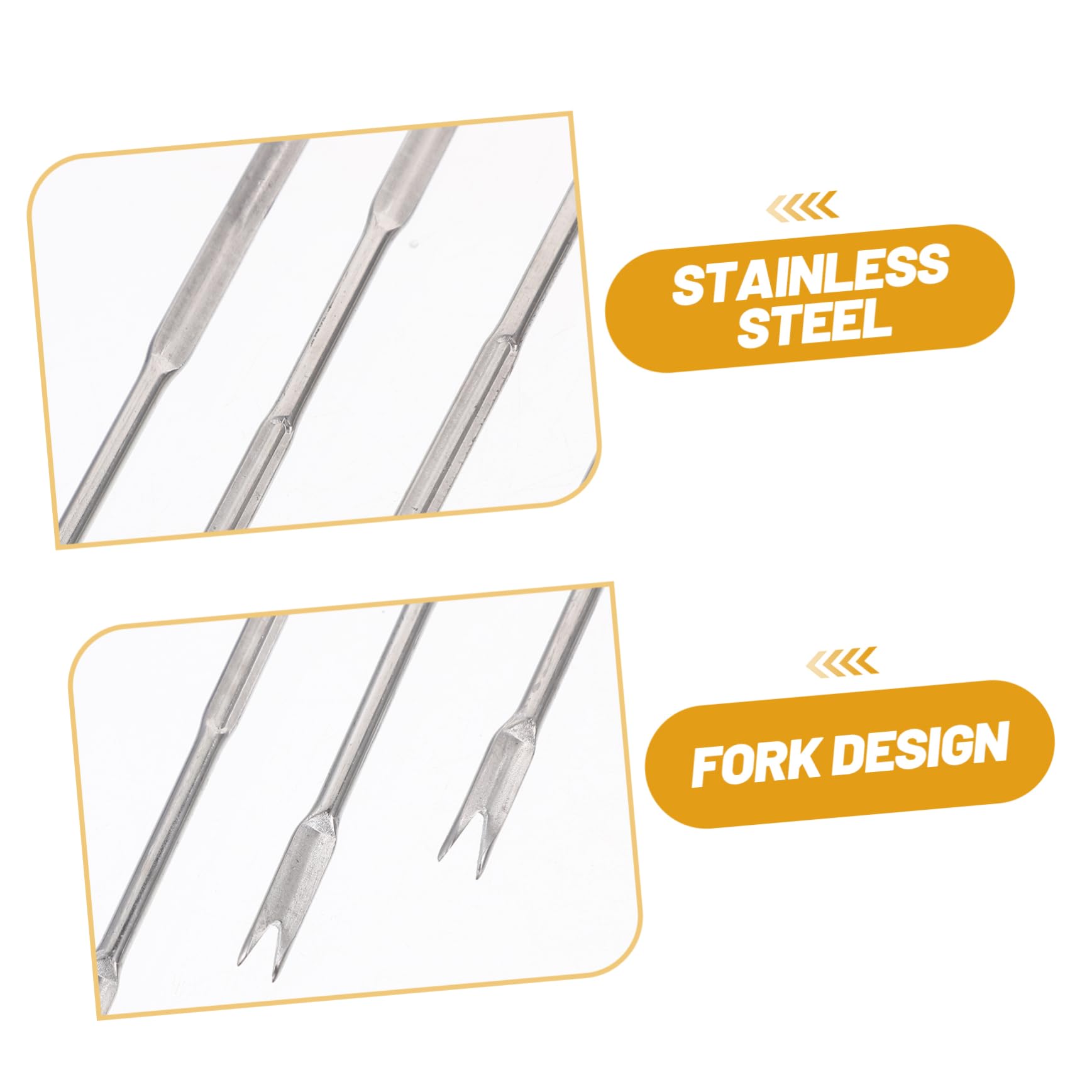 12-Piece Crab Fork Set - Stainless Steel Seafood Tools for Lobster, Crab Legs, Shellfish & Nuts | Includes Mini Forks, Crackers & Picks | Perfect for Appetizers, Escargot, Pickles & Seafood Parties