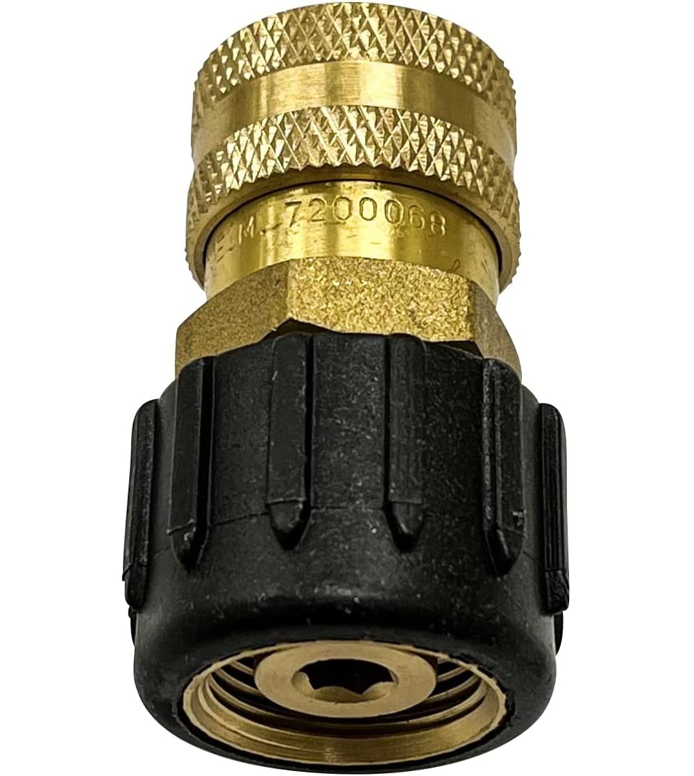 Simpson Pressure Washer QC Socket M22 Brass 4500 PSI for Heavy-Duty Cleaning