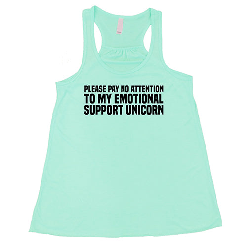 Emotional Support Unicorn T-Shirt - Funny Graphic Tee for Women & Men | Perfect for Therapy Sessions, Anxiety Relief & Mental Health Awareness