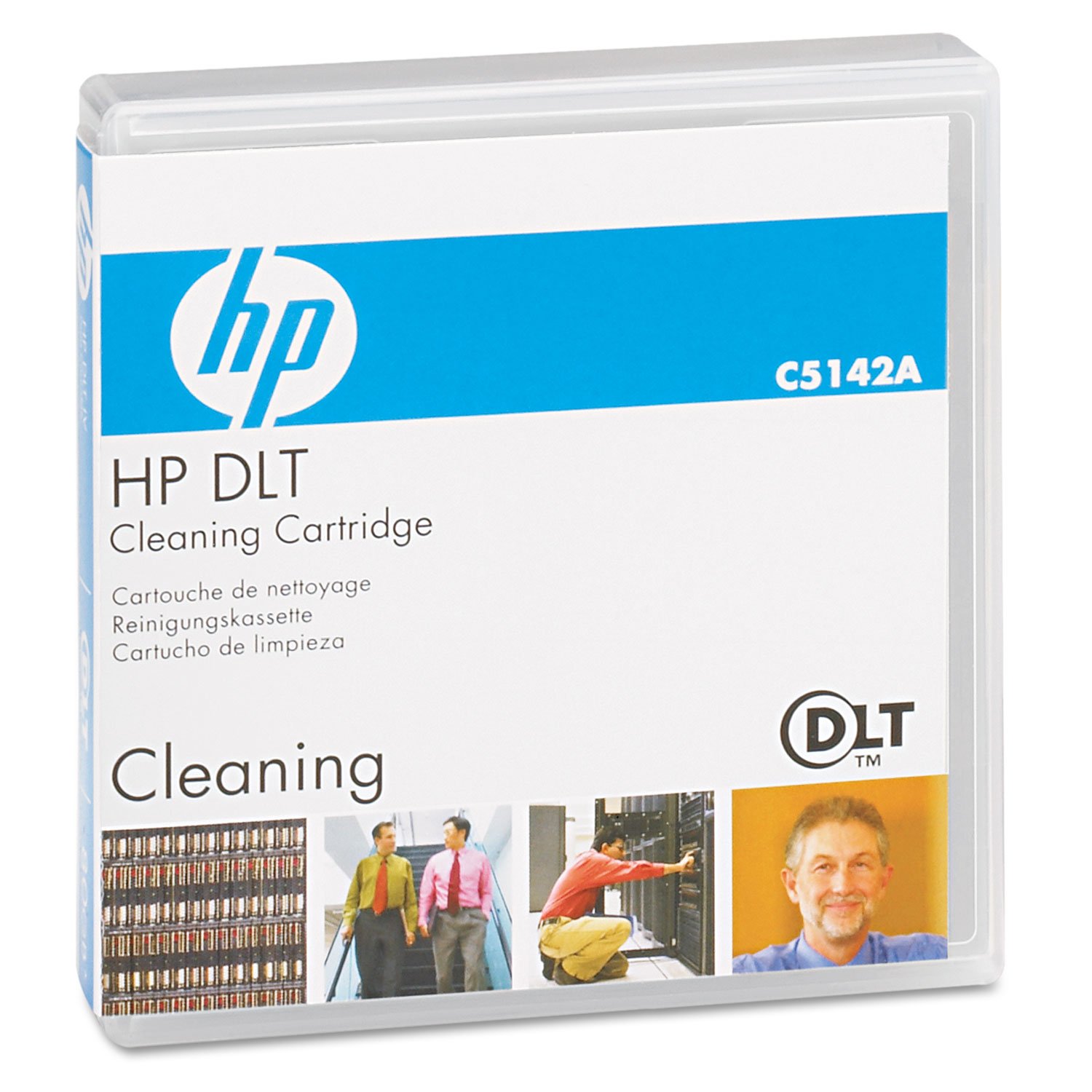 HP DLT Cleaning Cartridge C5142A - Compatible with HP DLT Tape Drives | Data Backup & Storage Maintenance Solution for Office & Enterprise Use