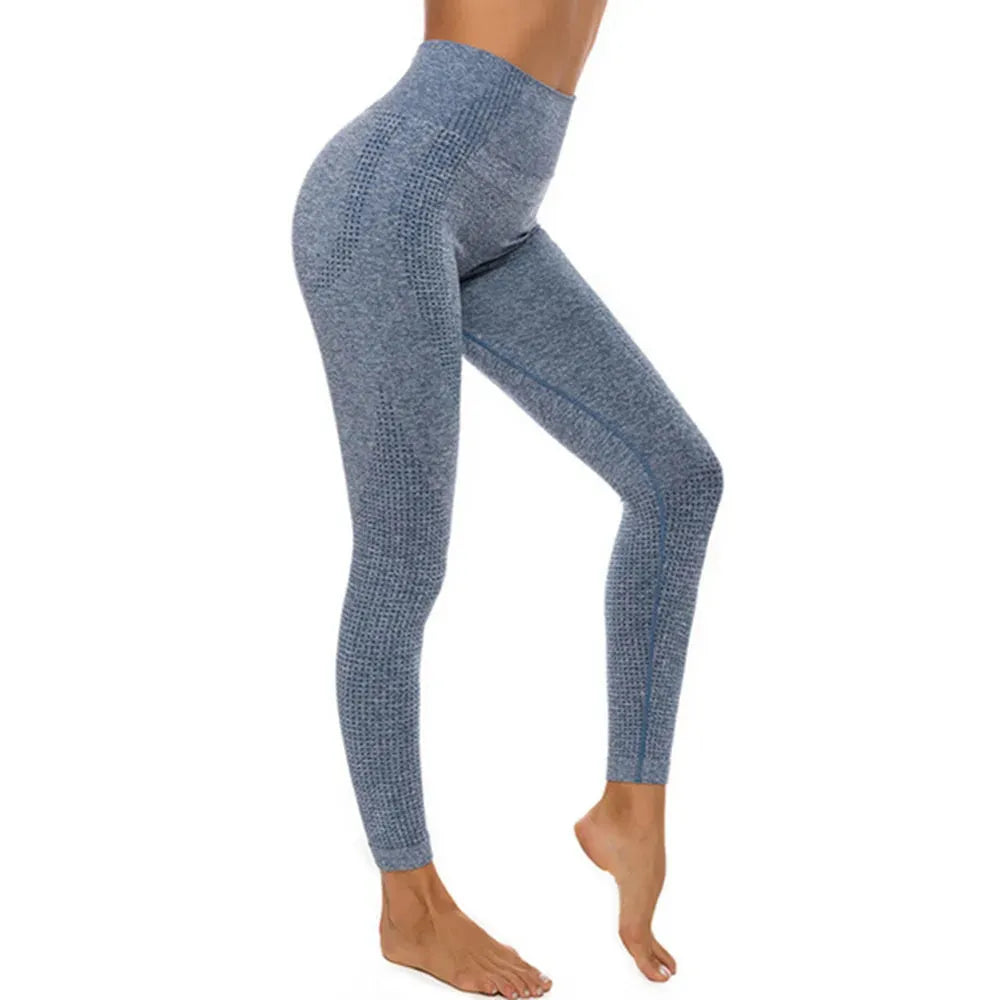 High Waist Seamless Leggings for Women - Push Up Yoga Pants with Elastic Waistband for Running, Gym & Fitness | Comfortable Workout Tights for Yoga, Pilates & Daily Wear