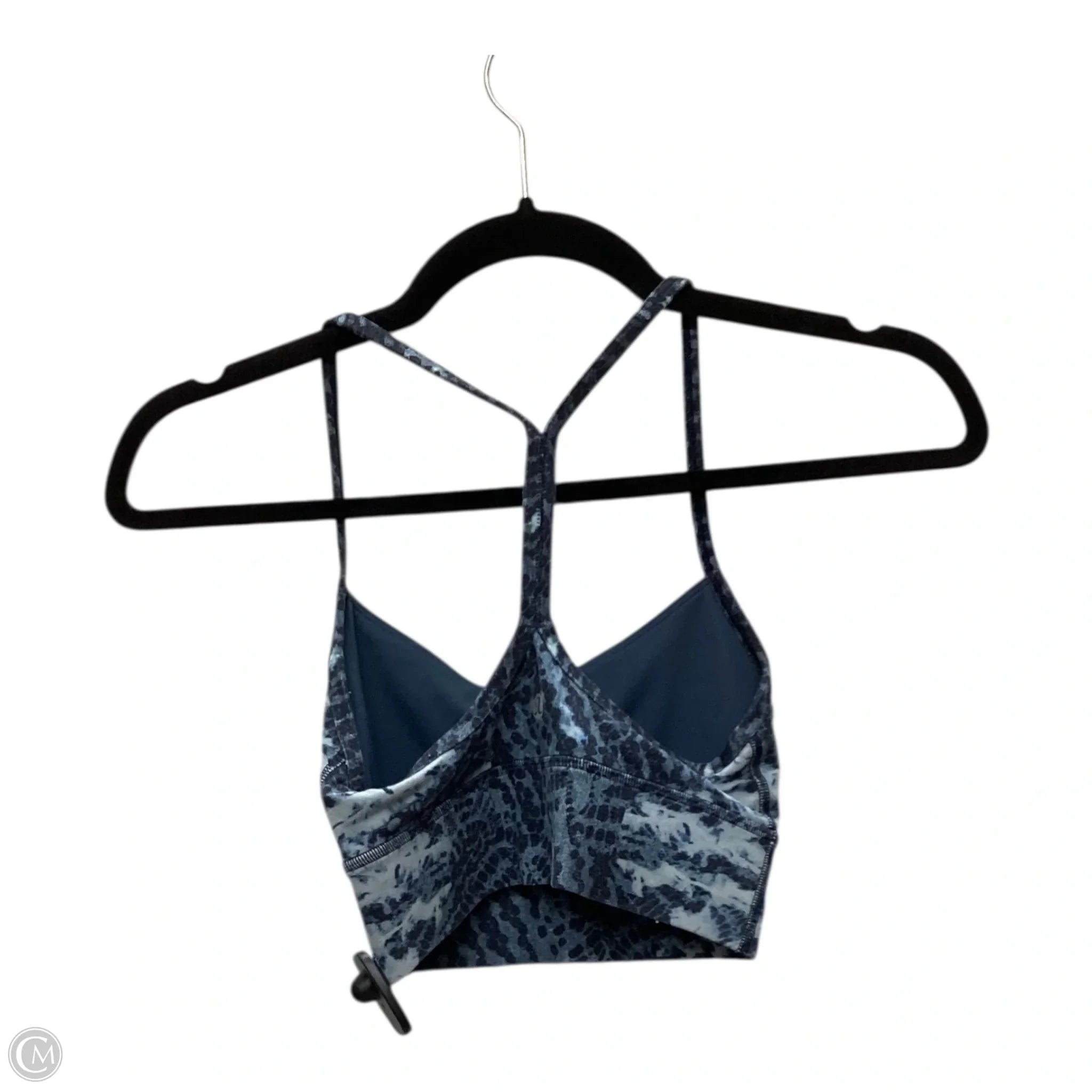 Lululemon Women's Blue Athletic Sports Bra - Size 2 - High Support Workout Top for Running, Yoga & Gym