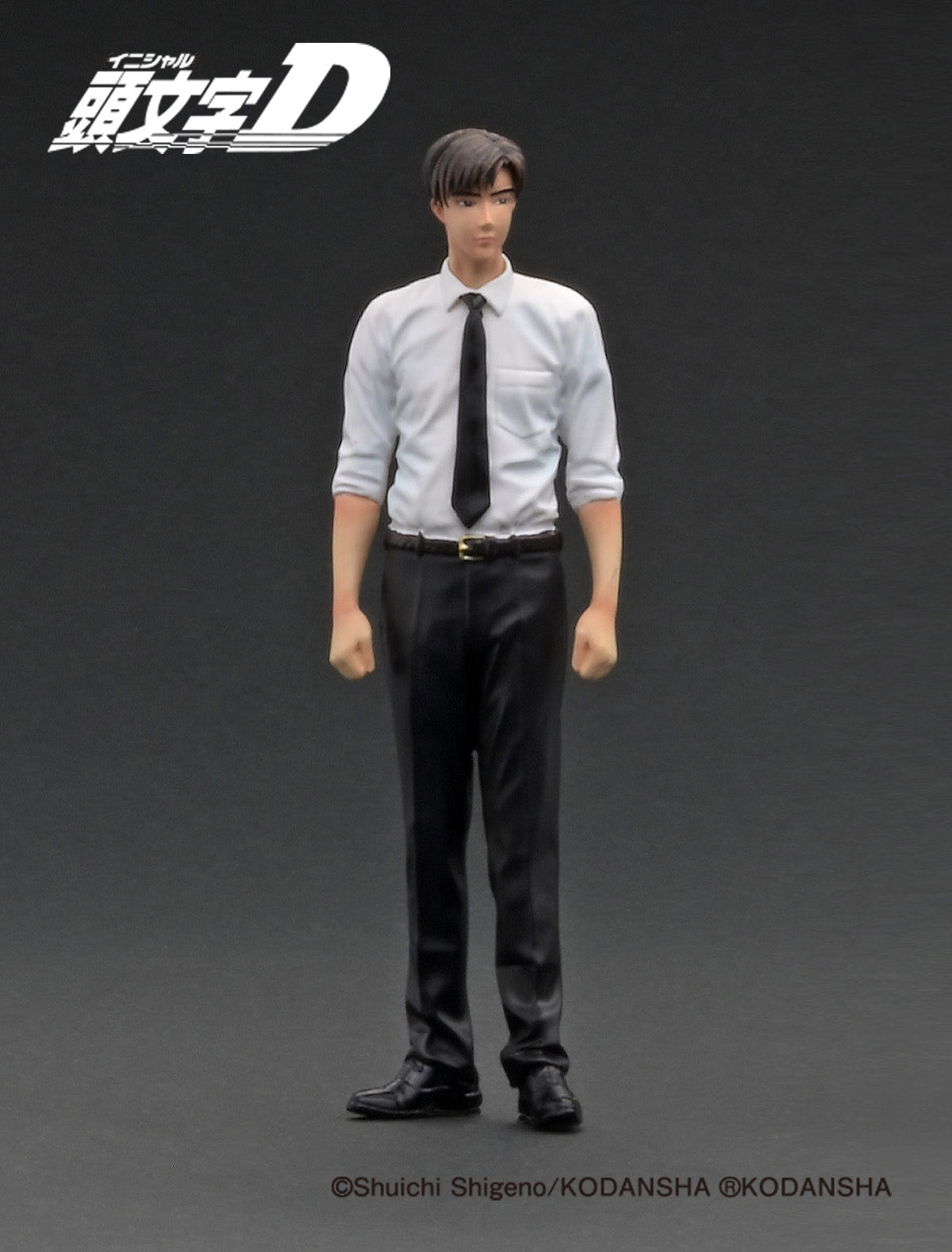 1:18 Scale Mazda Savanna RX-7 FC3S Infini White Diecast Car Model with Ryosuke Takahashi Figure - Initial D Anime Collectible for Display & Racing Enthusiasts