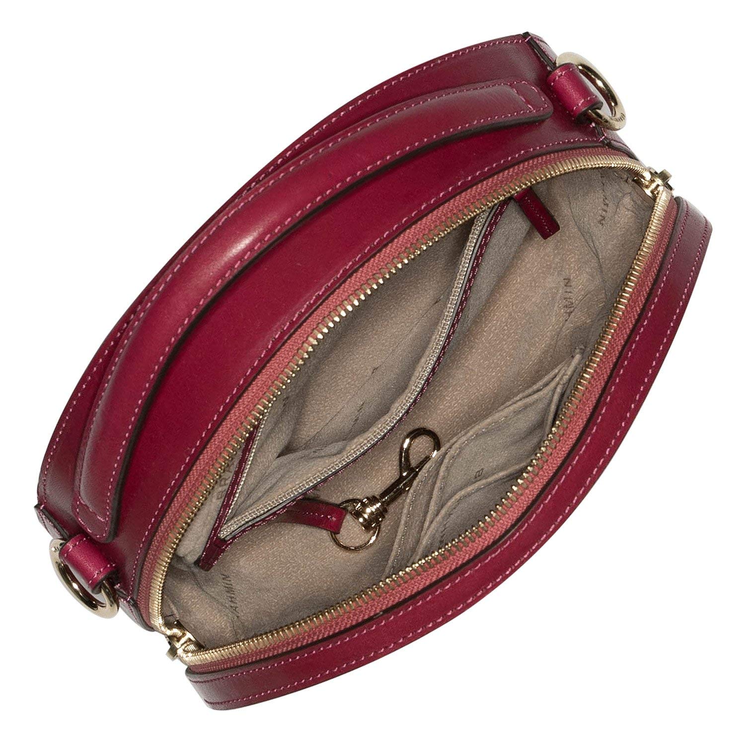 Brahmin Lane Leather Shoulder Bag in Fuchsia - Stylish Crossbody Purse for Women, Perfect for Work, Travel, and Everyday Use