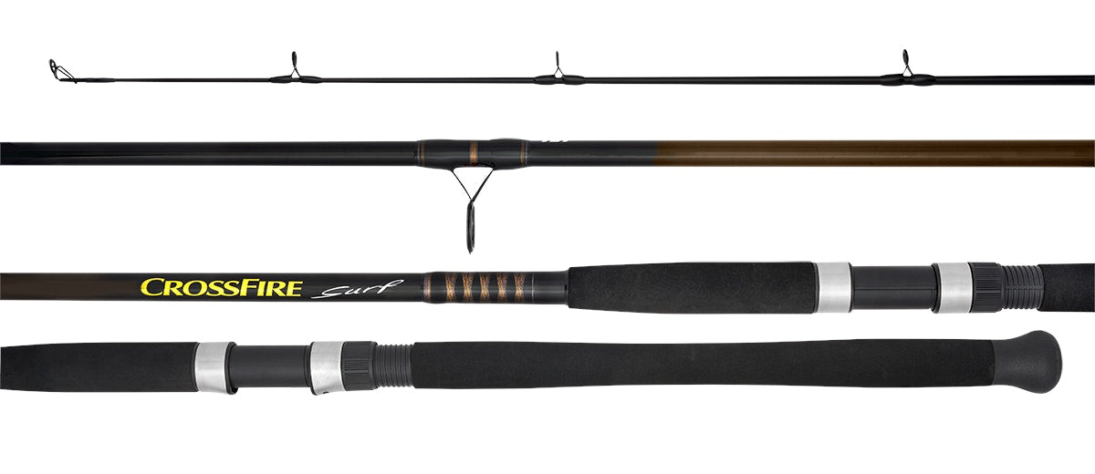 Daiwa 20 Crossfire Surf Spin Fishing Rod - Saltwater Surf Casting Rod for Beach & Shore Fishing - Perfect for Surf Anglers & Saltwater Fishing Enthusiasts
