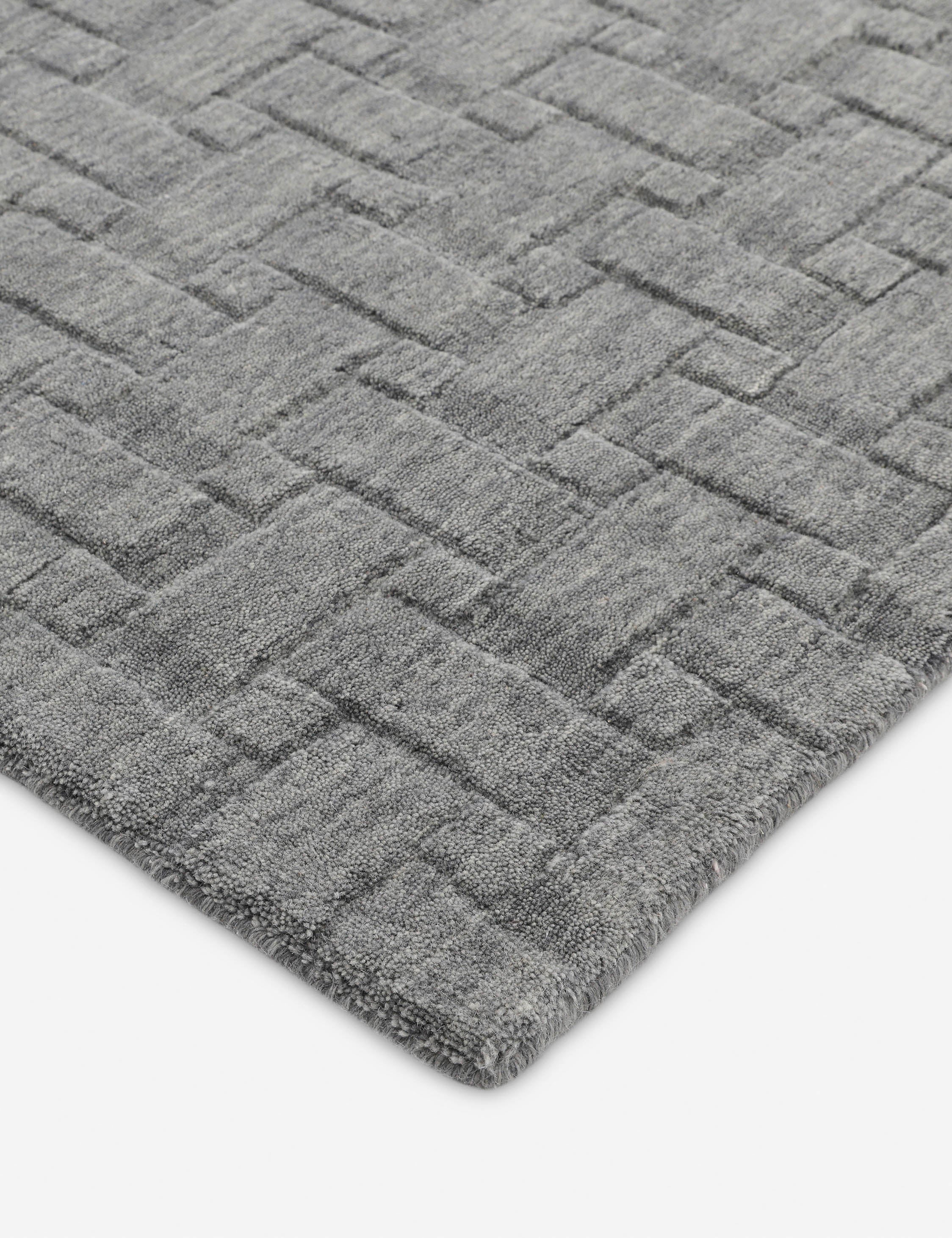 Brena Hand Loomed Wool Blend Area Rug - Soft & Durable for Living Room, Bedroom or Office Decor