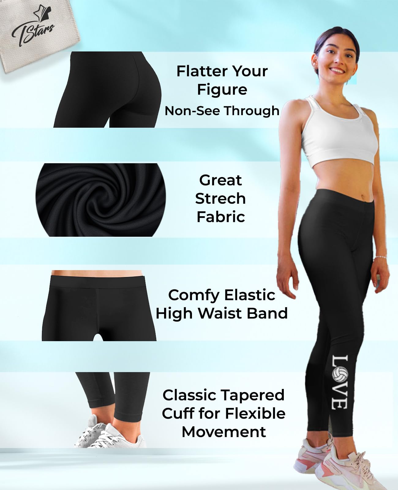 Women's High-Waisted Leggings - Soft & Stretchy Yoga Pants for Moms, Perfect Mother's Day Gift, Soccer Mom & Softball Mom Workout Tights - X-Large Size - Ideal for Yoga, Gym, Running & Everyday Wear