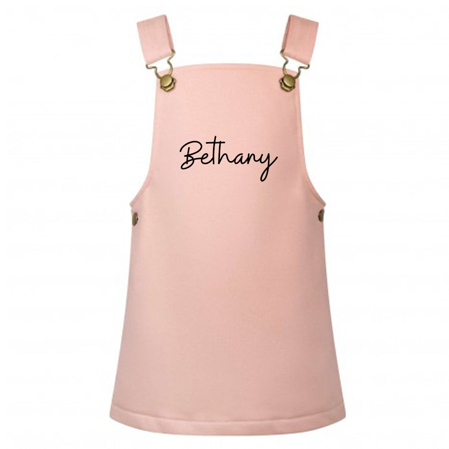Adored Personalized Dungaree Dress - Custom Denim Jumper for Women - Perfect for Casual Outings, Date Nights & Photo Shoots