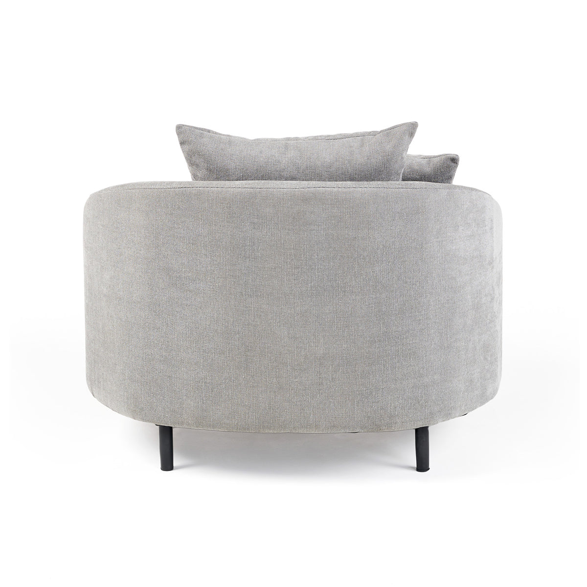M Co Living Freya Armchair - Modern Accent Chair for Living Room, Bedroom & Office - Comfortable Upholstered Lounge Chair with Wooden Legs - Perfect for Reading, Relaxing & Home Decor