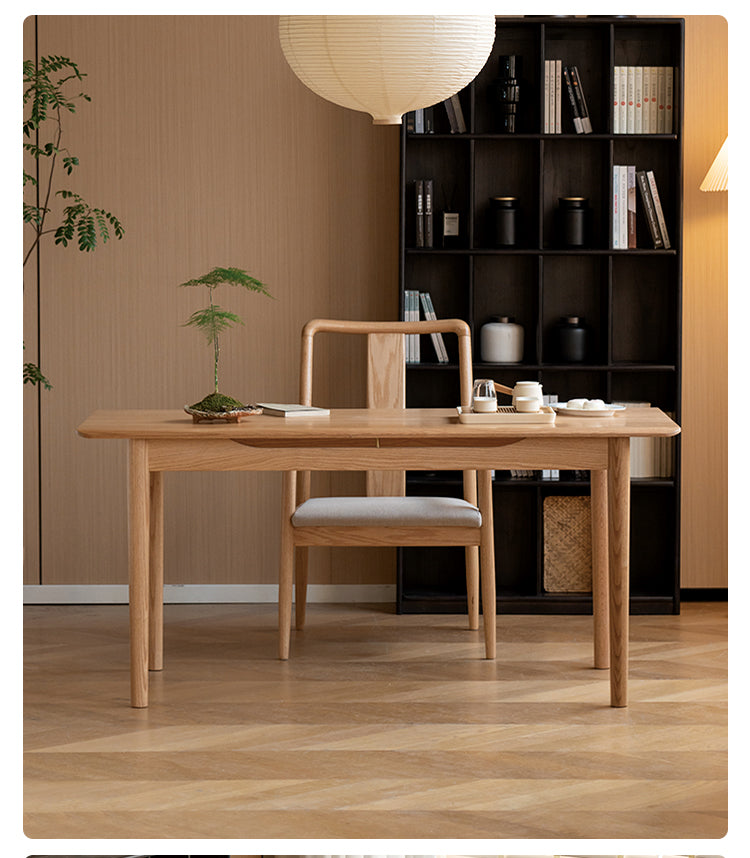 Solid Oak Wood Modern Coffee Table - Stylish & Durable Living Room Furniture for Home Decor & Entertaining