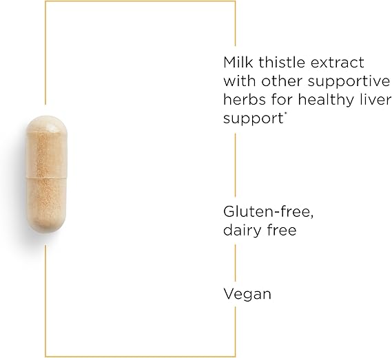 Integrative Therapeutics Super Milk Thistle X - Liver Support Supplement with Silymarin - Detox & Liver Health for Adults - Perfect for Post-Party Recovery & Daily Wellness
