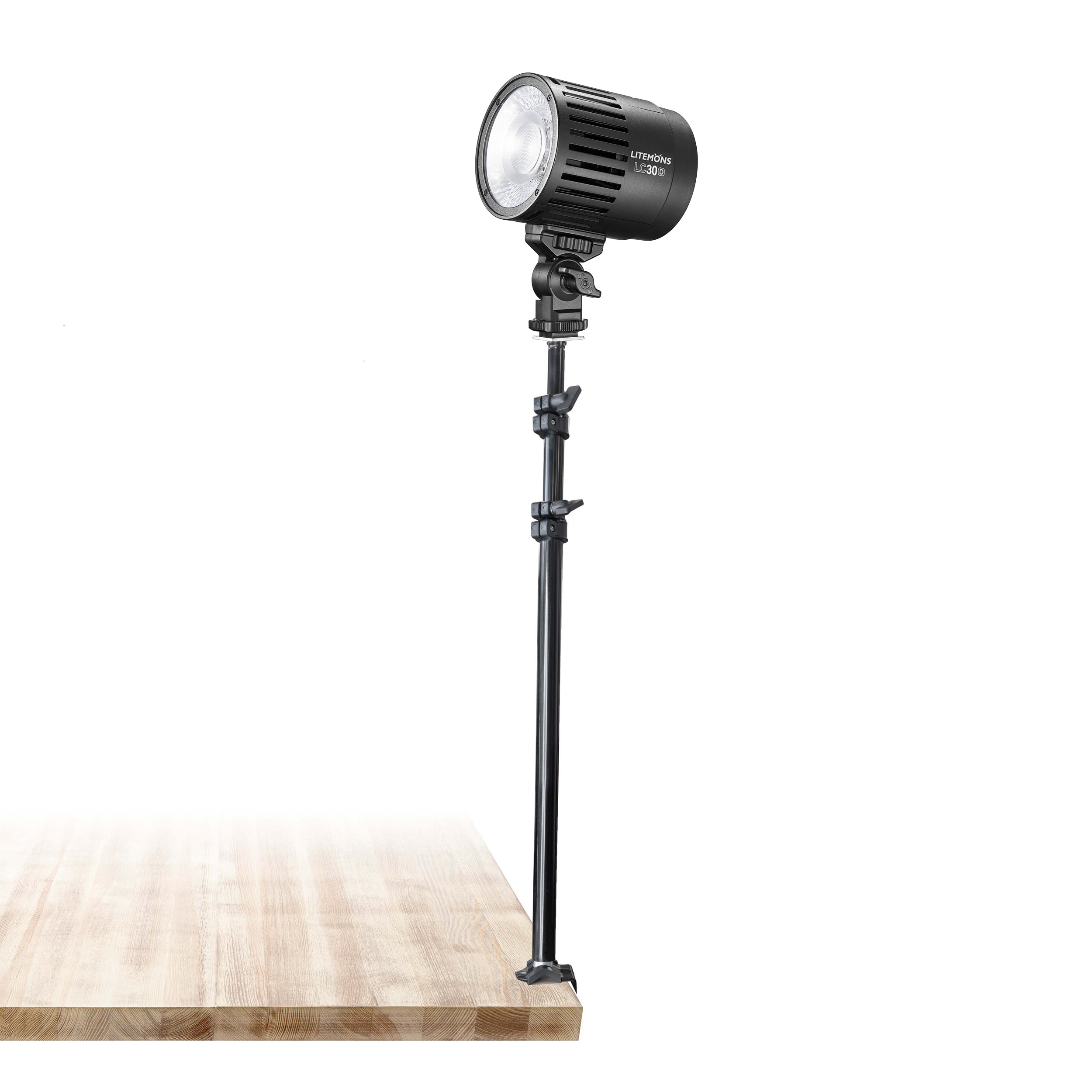 Litemons LC30D Professional Tabletop LED Light with Adjustable Stand - Perfect for Photography, Videography, and Live Streaming