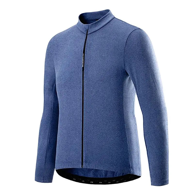 Men's Windproof Thermal Fleece Cycling Jacket - Winter Bike Riding Gear for Outdoor Sports & Commuting