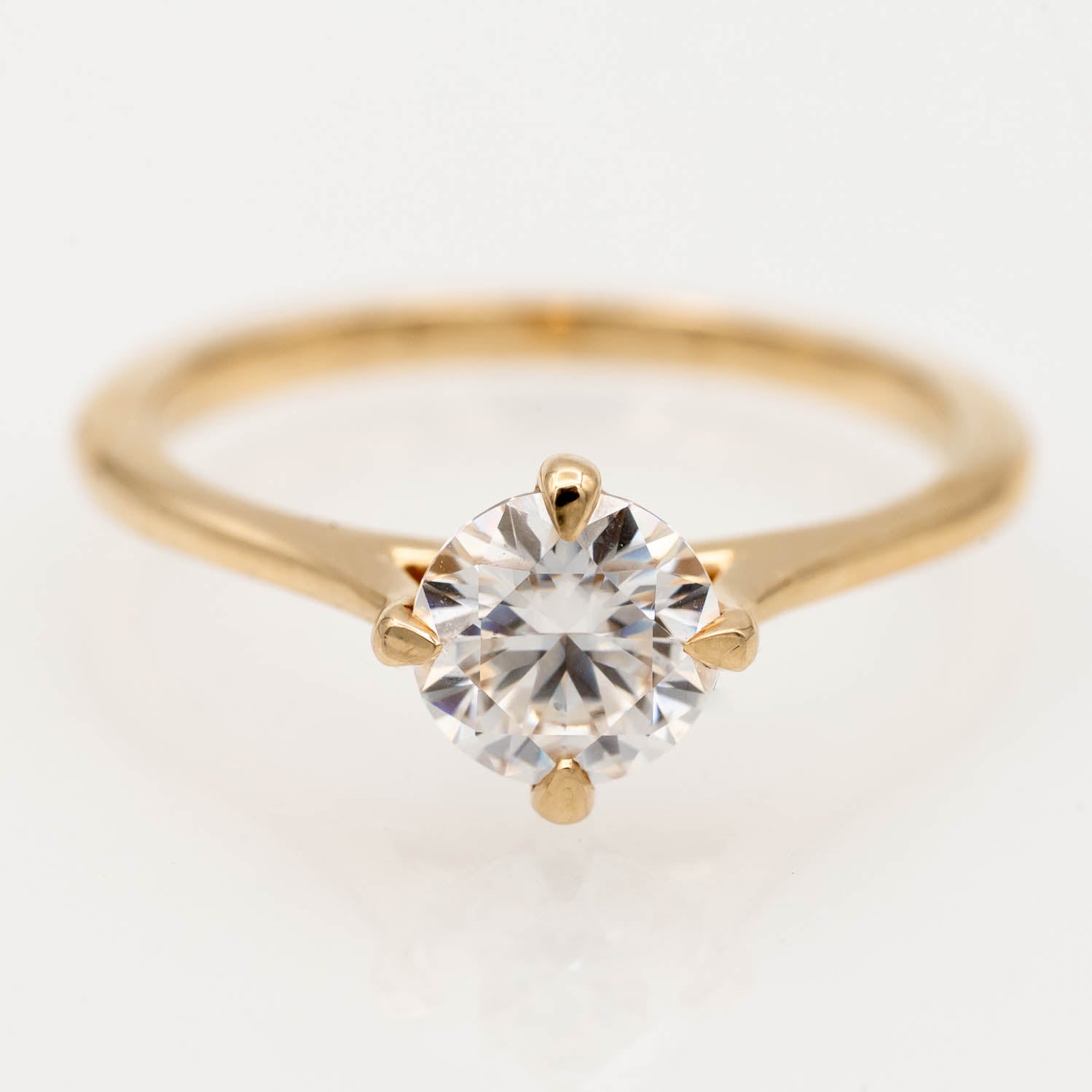 Sequoia Ring Setting - Elegant Solitaire Engagement Ring for Women, 14K Gold/Platinum, Perfect for Proposals, Weddings & Anniversaries