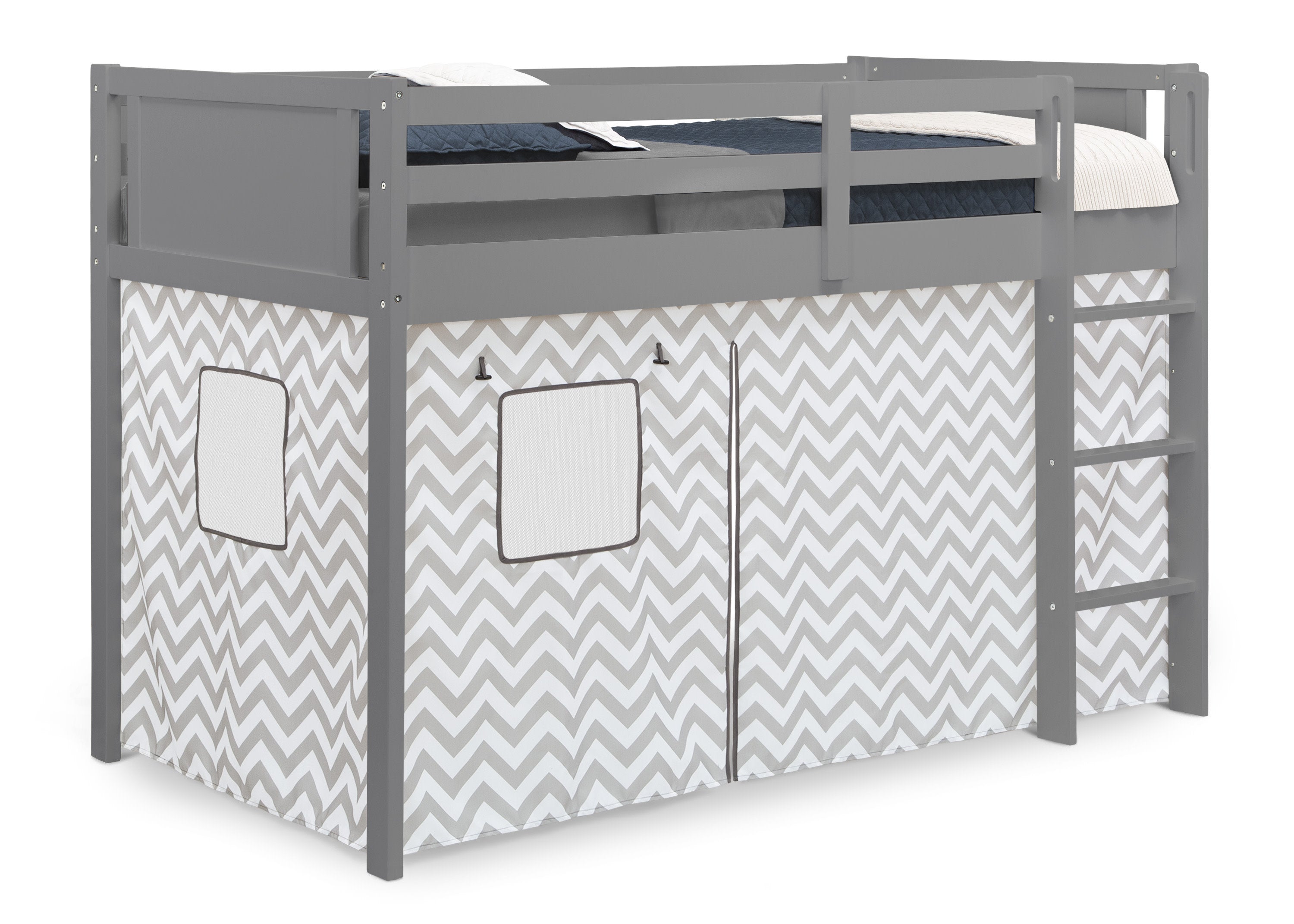 Bed Tent & Curtain Set for Twin Loft or Bunk Bed (Bed Not Included) - Perfect for Kids' Sleepovers, Privacy, and Cozy Bedroom Decor