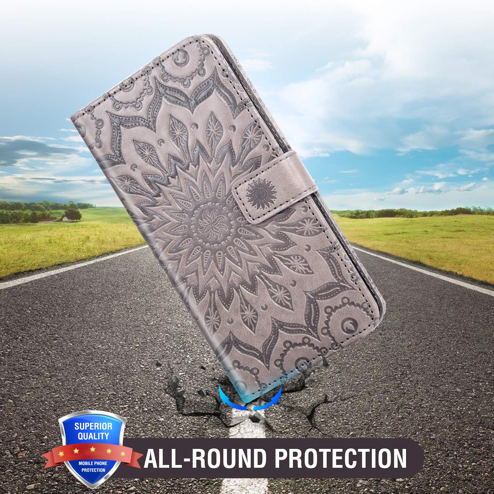 Premium Slim Leather Wallet Case for iPhone 12 Mini 5.4