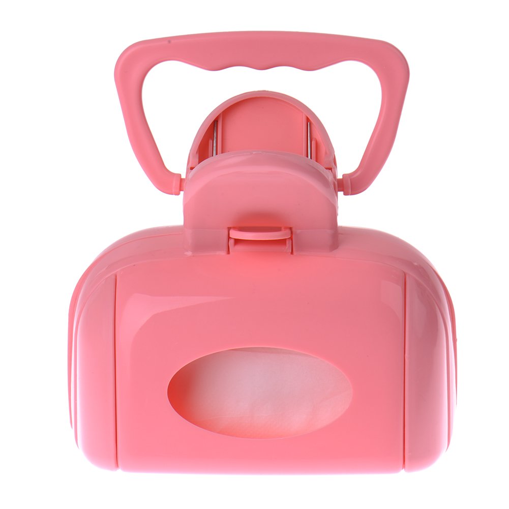 Portable Plastic Pet Waste Scooper - Easy Cleanup Pooper Scooper for Dogs & Cats - Outdoor & Indoor Pet Waste Cleanup Tool