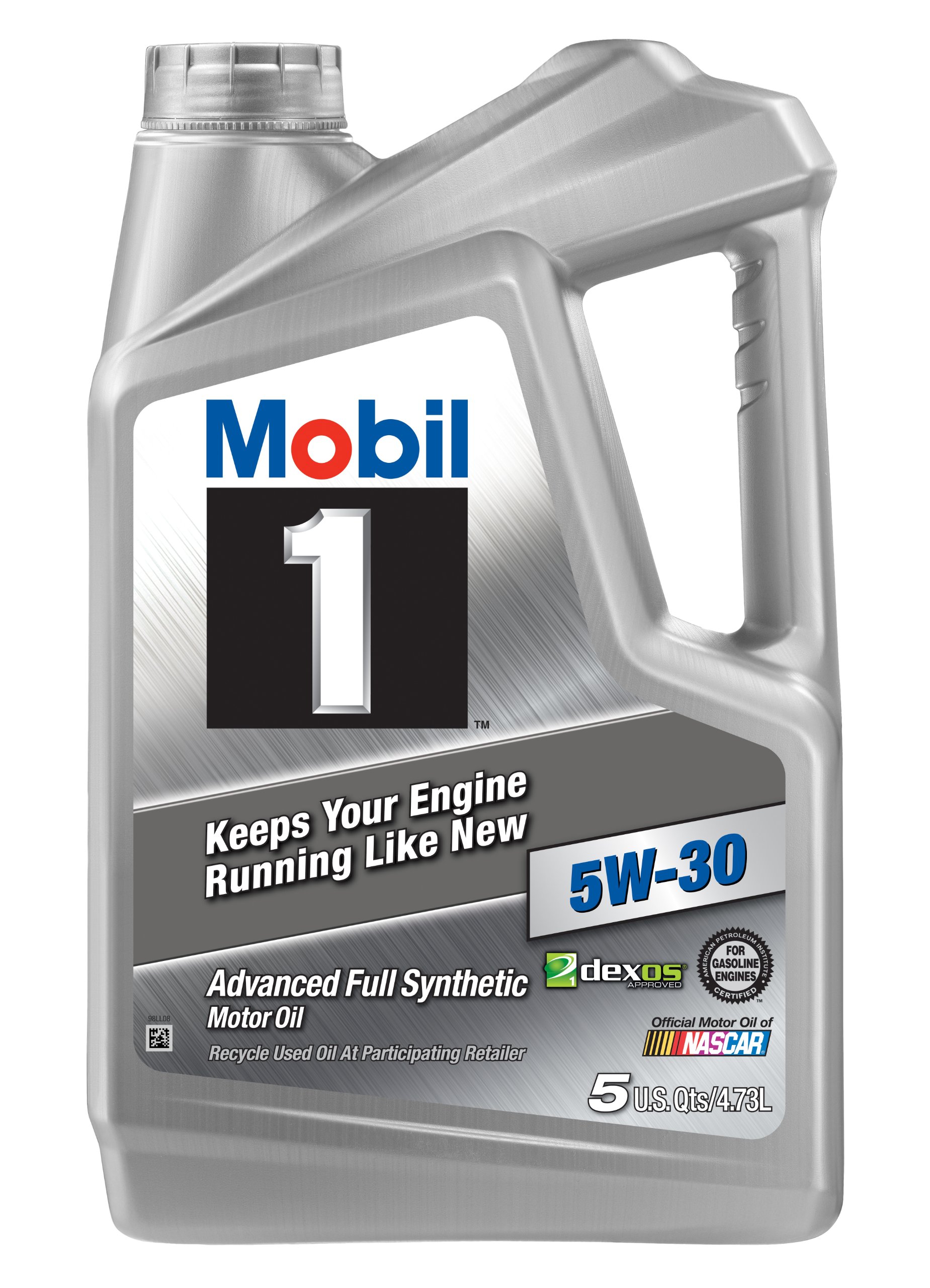 Mobil 1 (120764) 5W-30 Full Synthetic Motor Oil, 5 Quart - 4 Pack for High Mileage Vehicles | Engine Protection & Performance Boost | Ideal for Cars, Trucks & SUVs