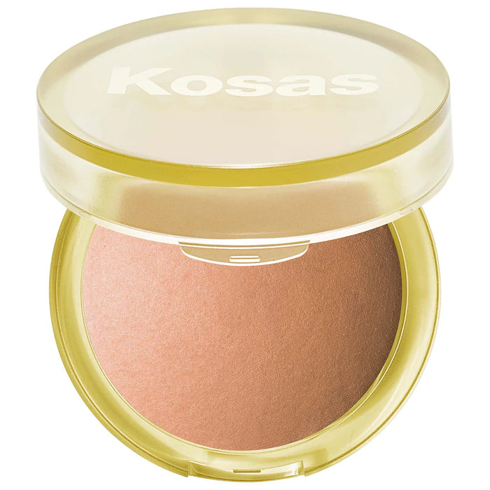 KOSAS Baked Bronzer - Talc-Free, Glowy Warmth for a Sun-Kissed Look | Perfect for Everyday Wear & Natural Makeup Looks