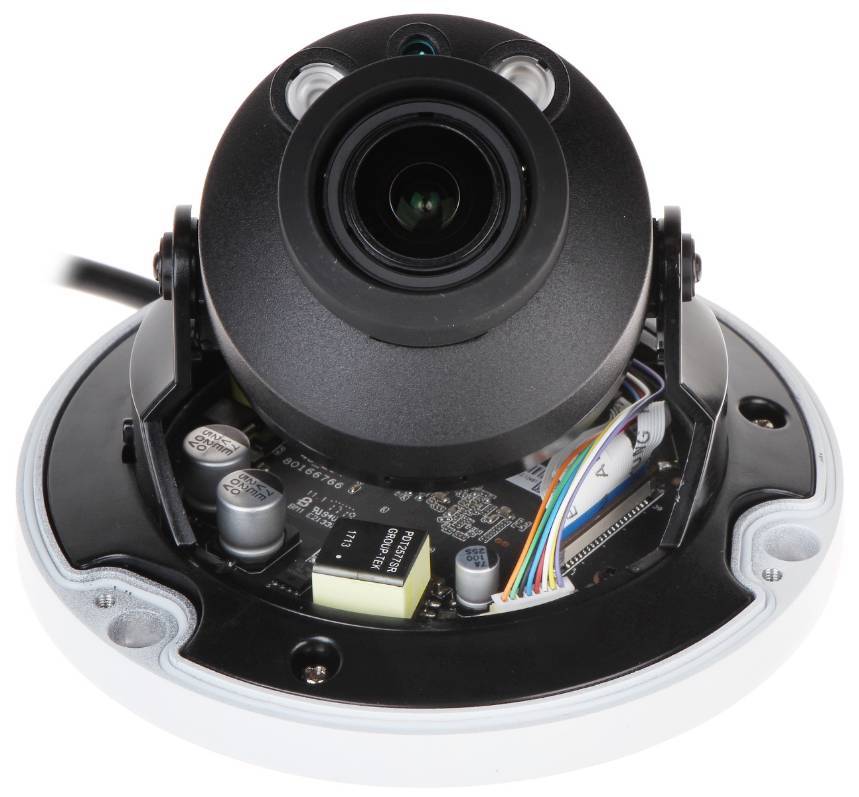 HAC HDBW2401R-Z Motorized Dome IR Security Camera with WDR and 2.7-12mm Lens - Ideal for Indoor/Outdoor Surveillance, Home & Business Security
