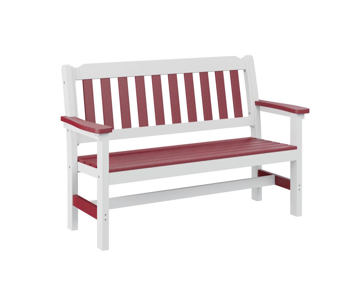 Scarlet Red on White