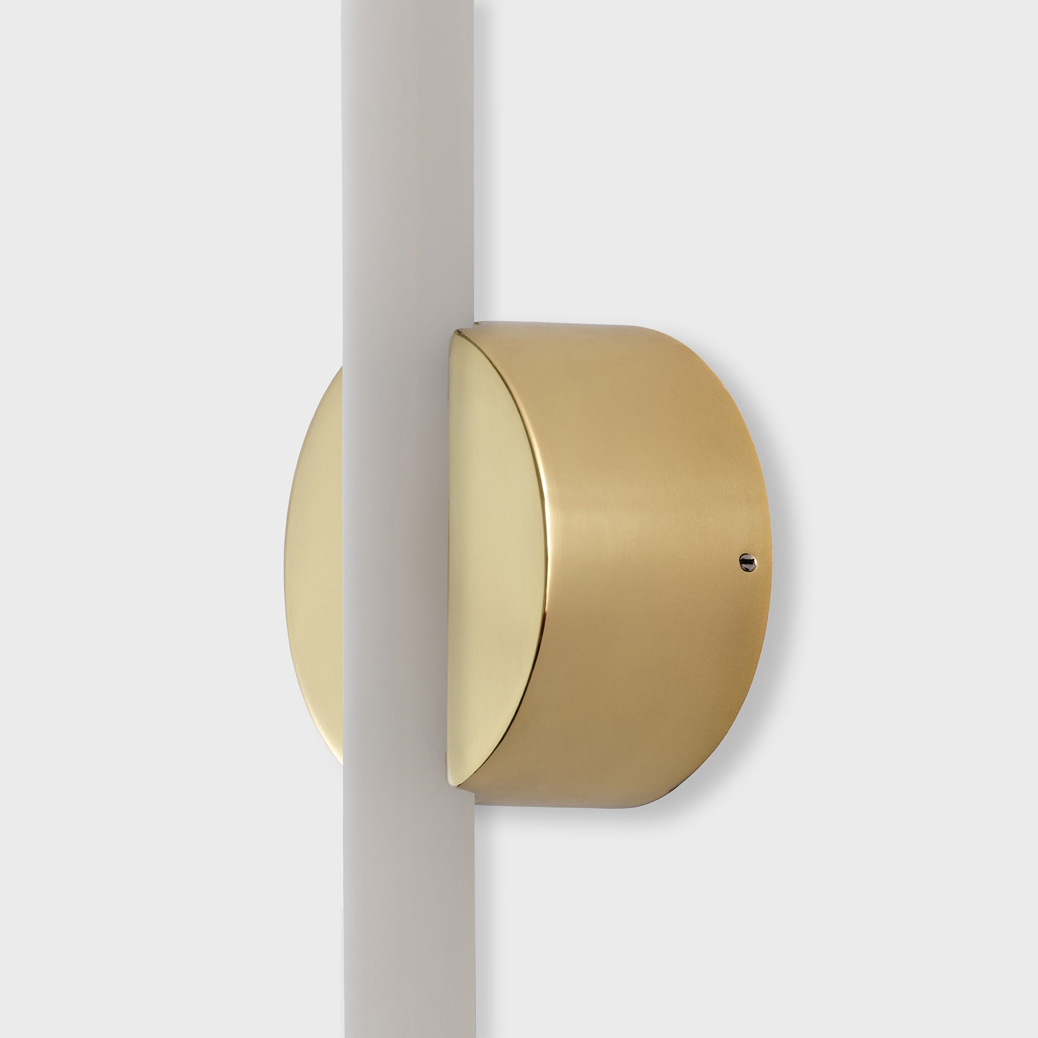 Kilter Sconce in Solid Brass - Elegant Wall Light Fixture for Living Room, Bedroom & Hallway Decor