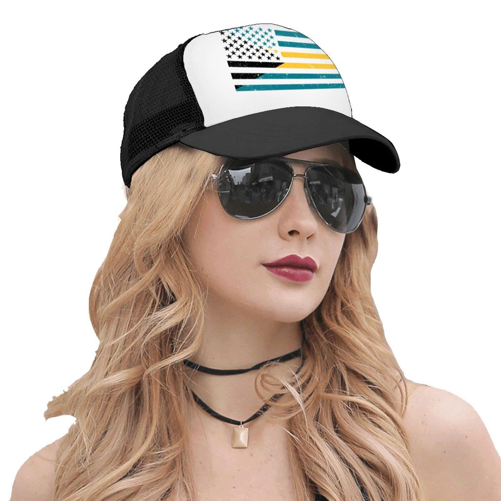DARLEKS Mesh Trucker Hats for Men & Women - Breathable Snapback Dad Hat, Adjustable Baseball Cap for Outdoor, Hip Hop Fashion - Perfect for Hiking, Sports, Streetwear & Casual Wear